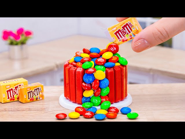 Most Amazing Miniature Chocolate Cake | Collection Perfect Chocolate Cake Decorating With M&M Candy