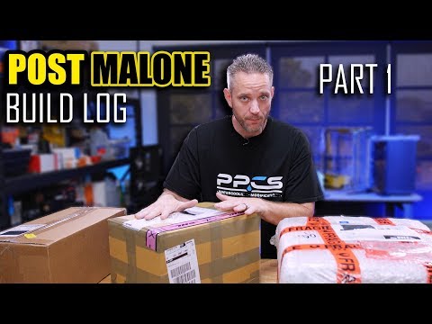 Post Malone Build Log Part 1 - This is the craziest build I've done yet
