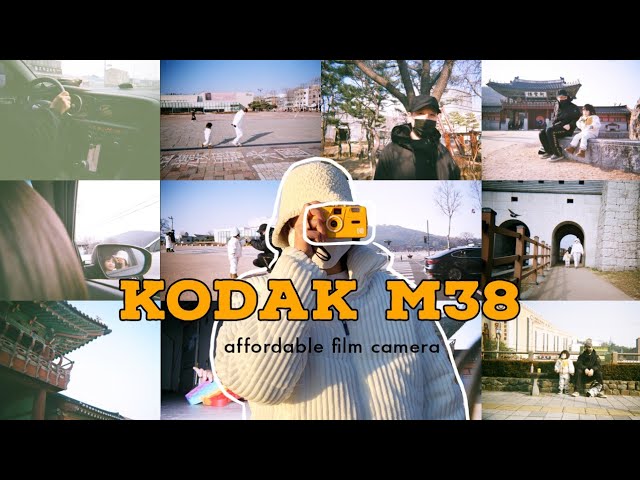 KODAK M38 film camera for beginners with sample photos! how to load film 🇰🇷 KOREA VLOG