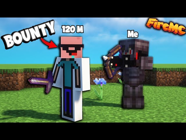 Can I Hunt This 120 Million Bounty on This player In This Lifesteal Smp Fire Mc