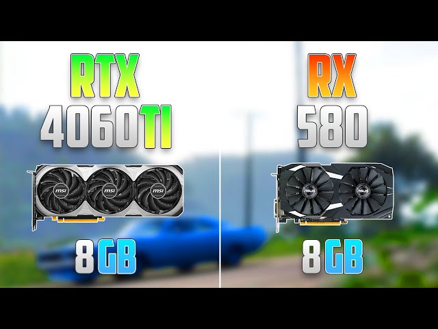 RTX 4060 TI vs RX 580 - How Big is the Difference?