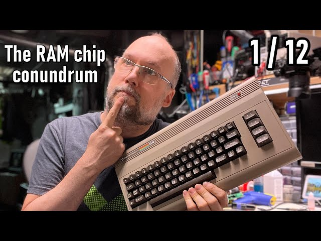 1/12 C64 repair: "Out of memory" problem - the RAM chip conundrum