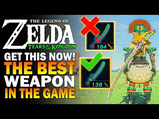 GET This Now! The Best Sword In Zelda Tears Of The Kingdom - TOTK Best Weapon
