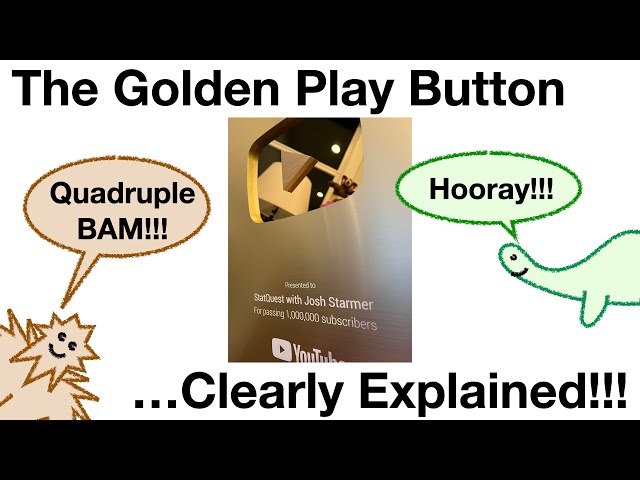 The Golden Play Button, Clearly Explained!!!’