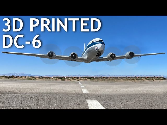 EPIC DIY 4 Engine 3D Printed RC Airliner