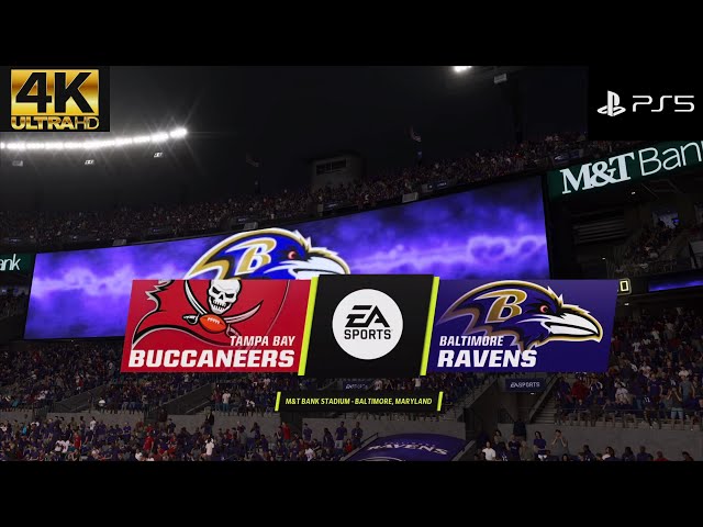 Tampa Bay Buccaneers VS Baltimore Ravens Madden 23 PS5 Ranked Head To Head