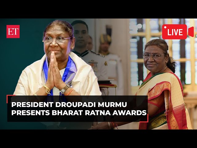 President presents Bharat Ratna to 2024 recipients | LIVE