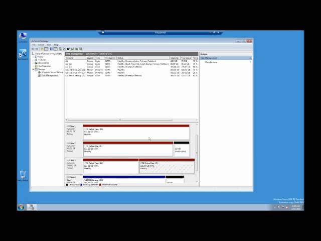 Windows Home Server 2011 - Creating a Drive Mirror