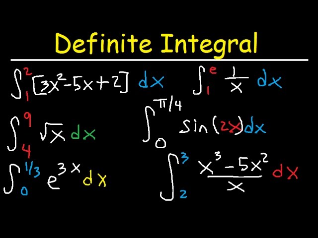Definite Integral Calculus Examples, Integration - Basic Introduction, Practice Problems