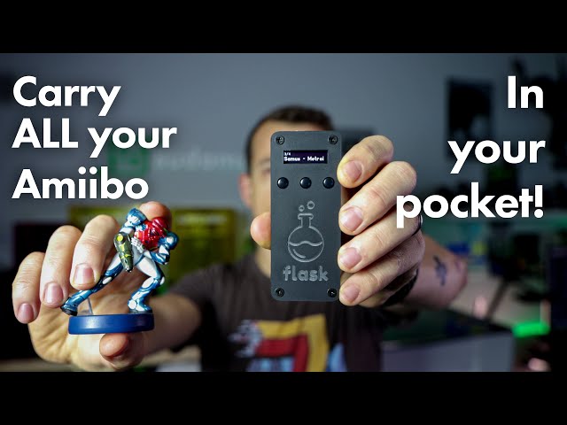The Flask: Carry ALL your Amiibo in your pocket!