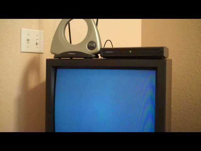 How to Connect an Over the Air TV Antenna to an old style Cathode Ray Tube TV