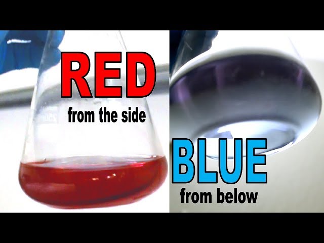 Mysterious chemical changes color depending on perspective