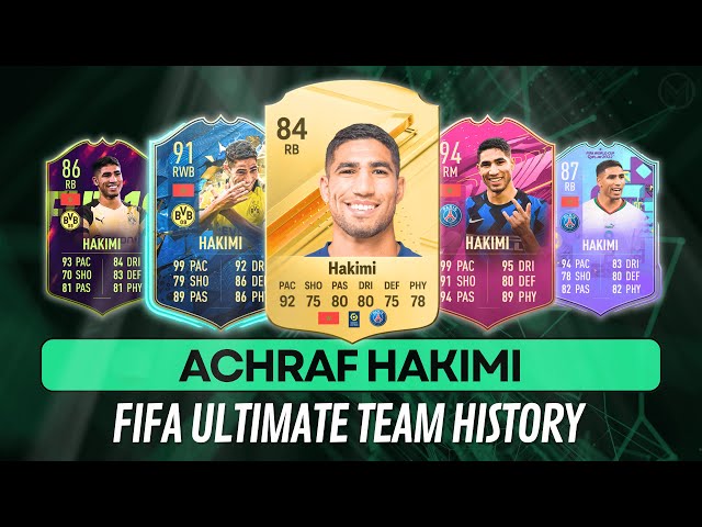 💥 Achraf Hakimi - All FIFA Cards FIFA 18 - FC 24 😱🔥 FIFA Ultimate Team History