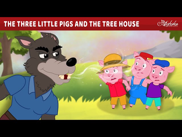 Three Little Pigs and the Tree House 🌳🐷 | Bedtime Stories for Kids in English | Fairy Tales