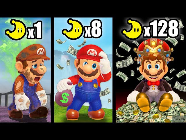 Mario Odyssey, but Every Moon = MORE MONEY...