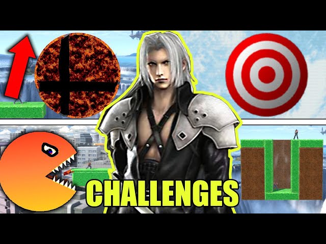 Super Smash Bros. Ultimate - Can Sephiroth COMPLETE These 35 Challenges?