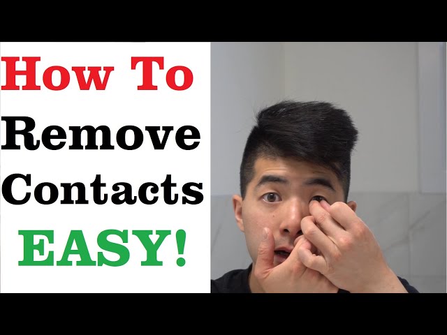 How To REMOVE Contact Lenses for Beginners FAST
