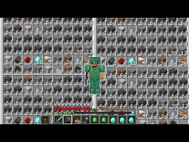 Mining Over 2,000 Block In Minecraft Hardcore!