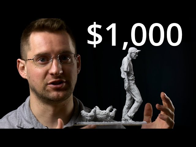 Turning $50 Materials Into A $1000 Sculpture!
