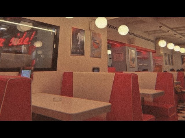 you're in an old-fashioned diner at 3 am, slow music plays on the jukebox