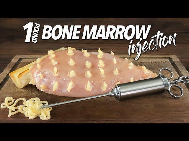 I injected my CHICKEN BREAST with 1lbs of Bone Marrow!