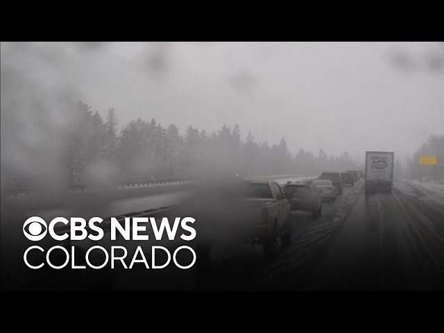 First Alert Weather Trackers is following all the changing conditions with this Colorado storm