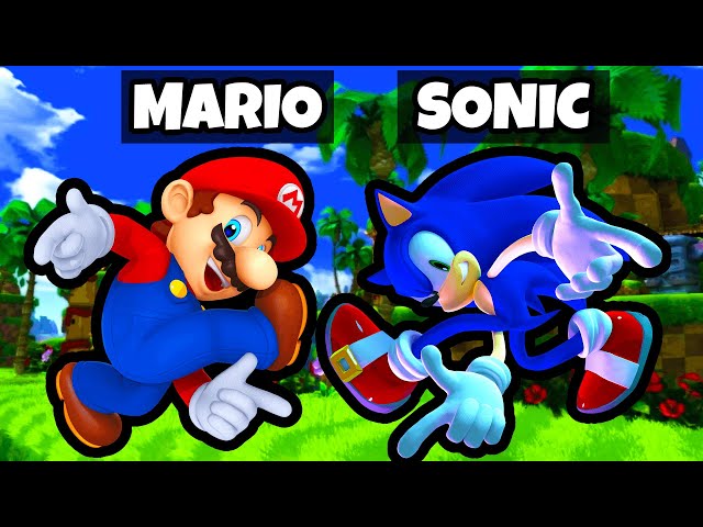 Can I Beat Sonic Generations As MARIO!?