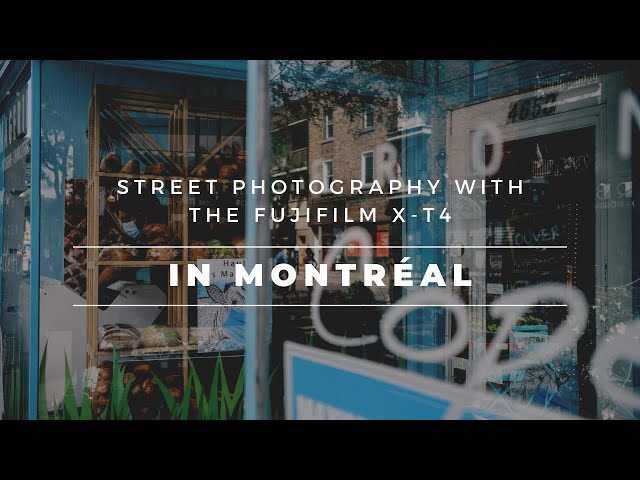 POV Fujifilm X-T4 street photography In Montréal + GoPro Hero 8