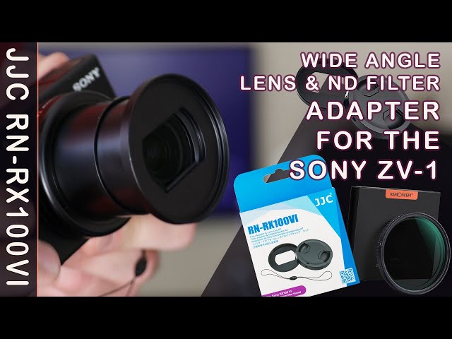 Sony ZV-1 Wide Angle Lens & ND filter adapter | JJC RN-RX100VI review