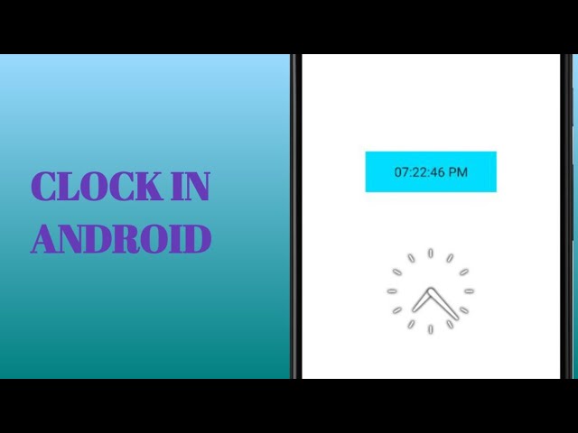 analog and digital clock in android | digital clock in android | analog clock in android
