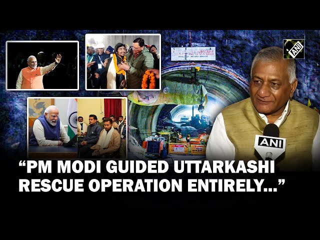 Uttarkashi Tunnel Rescue: PM Modi guided rescue operation entirely, says VK Singh