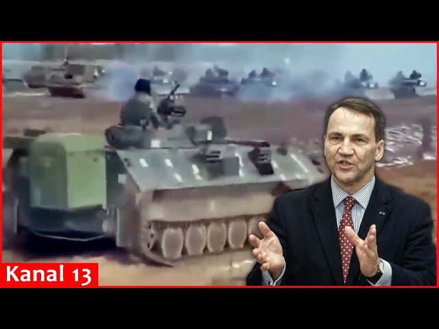 Polish Minister Sikorski says he won't be surprised if Russia attacks Poland