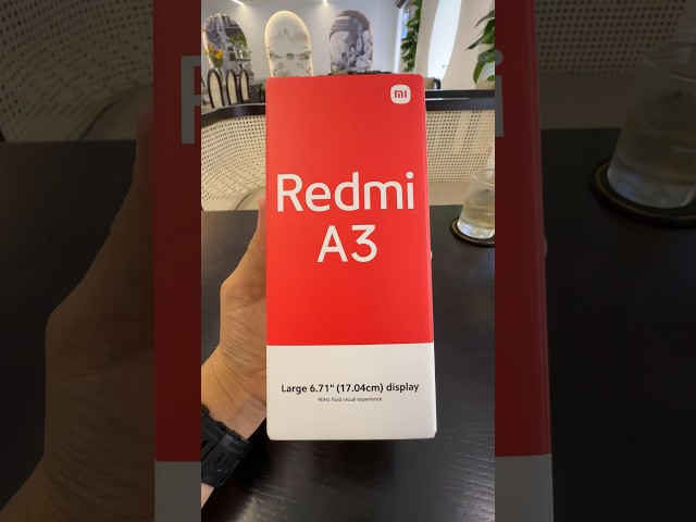 Xiaomi Redmi A3 #unboxing  #techtok #smartphone