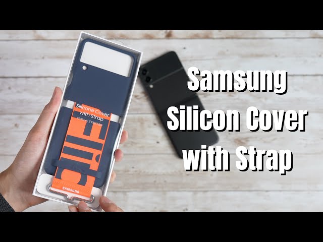 Samsung Galaxy Z Flip 3 Silicone Case Cover w/ Strap Quick Review