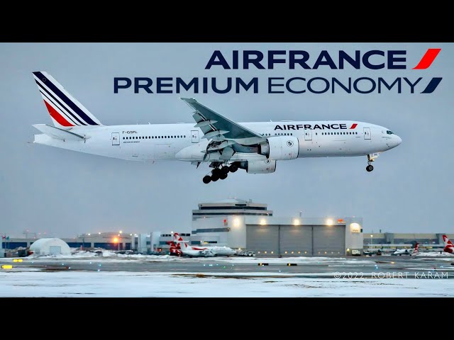 Air France Premium Economy B777 + Business Lounge 🇫🇷 Paris to Montreal 🇨🇦 [FULL FLIGHT REPORT]