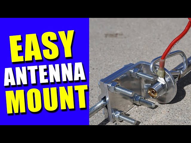 This Quick, Cheap, Easy, and Portable Antenna Mount / Ground Spike is a MUST HAVE! 😯😱