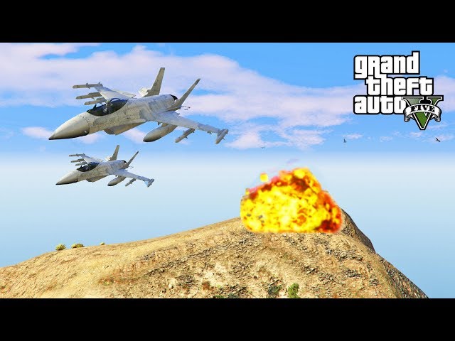 GTA 5 - CLOSE AIR SUPPORT! Rescuing High Ranking General! Military ARMY Patrol Episode #68
