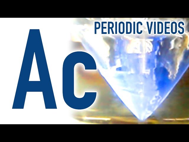 Actinium - Periodic Table of Videos