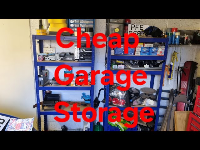 Cheap Garage Storage (Amazon Shelving)