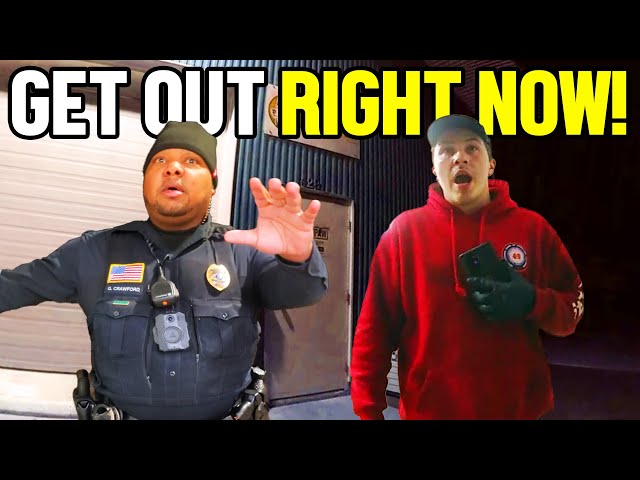 Corrupt Cops Break Into Innocent Man's Business And REFUSE To Leave!
