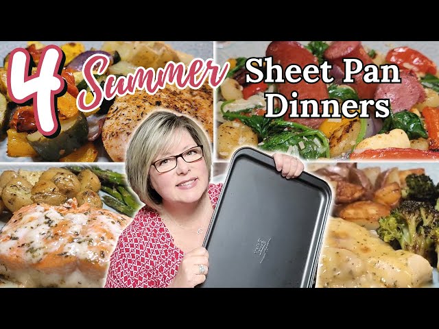 4 Quick and Easy Sheet Pan Dinners That Will Change Your Life! And ALL The  Tips & Tricks You Need!