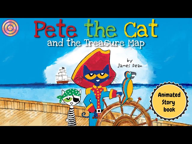 Pete the Cat and the Treasure Map | Fan's animated Book Edition | read aloud