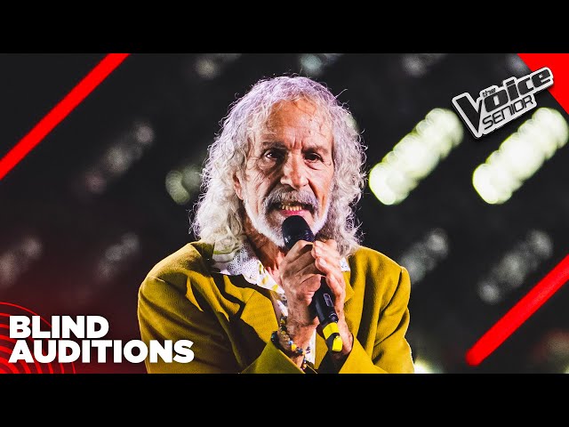 Agostino canta “I Got You (I feel good)” di James Brown | The Voice Senior 4 | Blind Auditions