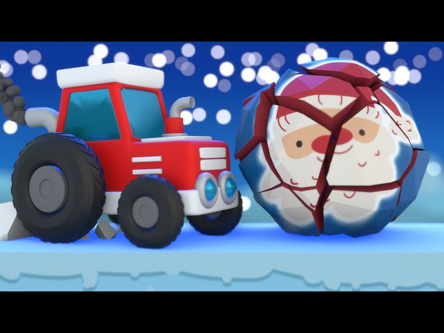 Christmas shapes with tractor | CzyWieszJak