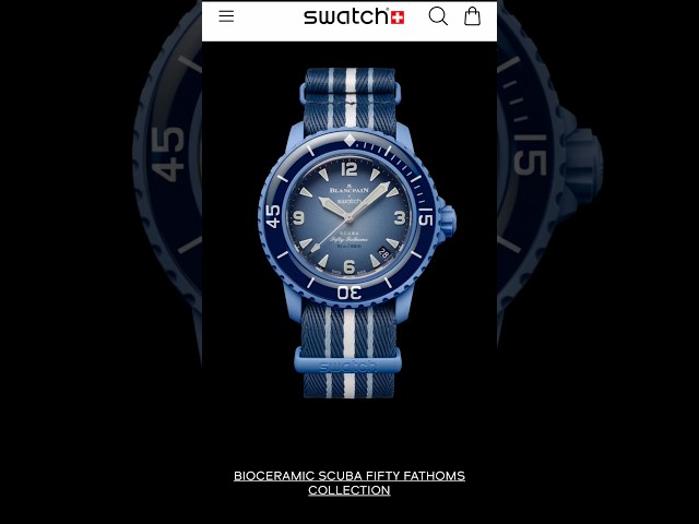 Is the Swatch Collaboration BAD for Blancpain? #swatch #blancpain #fiftyfathoms #divewatch #chrono24