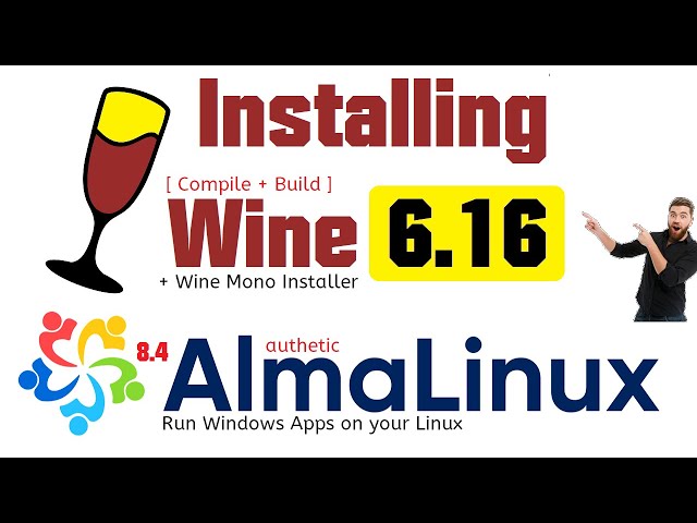 How to Install Wine on AlmaLinux 8.4 2021 | Installing Wine 6 on AlmaLinux | Windows Apps Linux