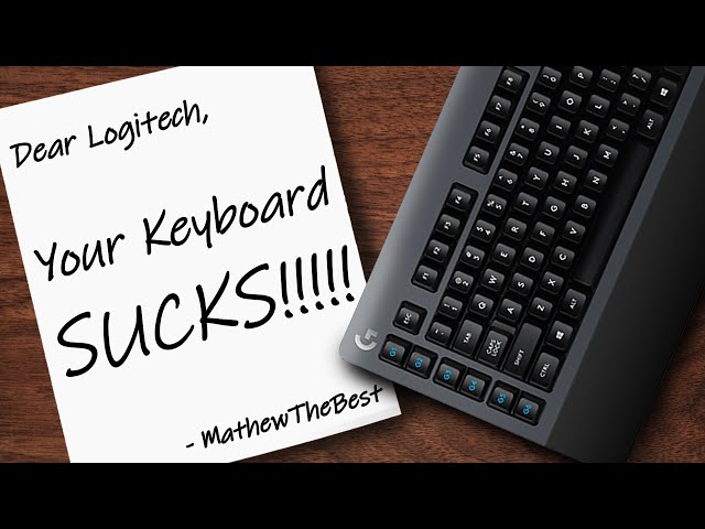 Logitech Keyboards have a DOUBLE CLICKING Problem....