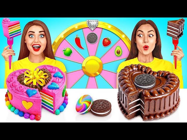 Rich vs Poor Cake Decorating Challenge | Battle of Expensive & Cheap Sweets by RATATA POWER