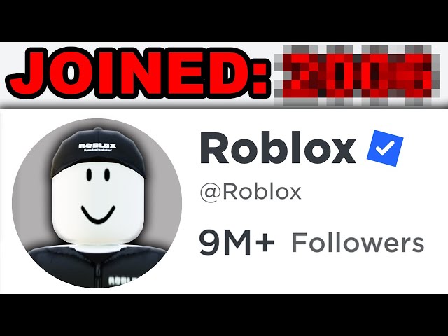 This is NOT the First Roblox Account