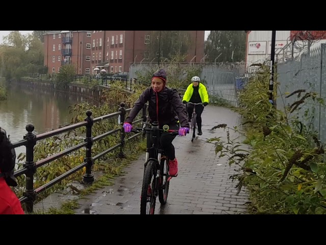 A guided ride along the new Coventry Canal Towpath